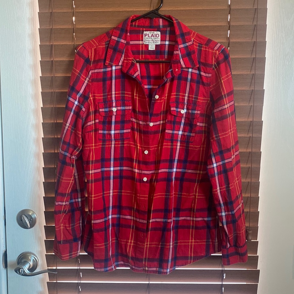 Red plaid flannel